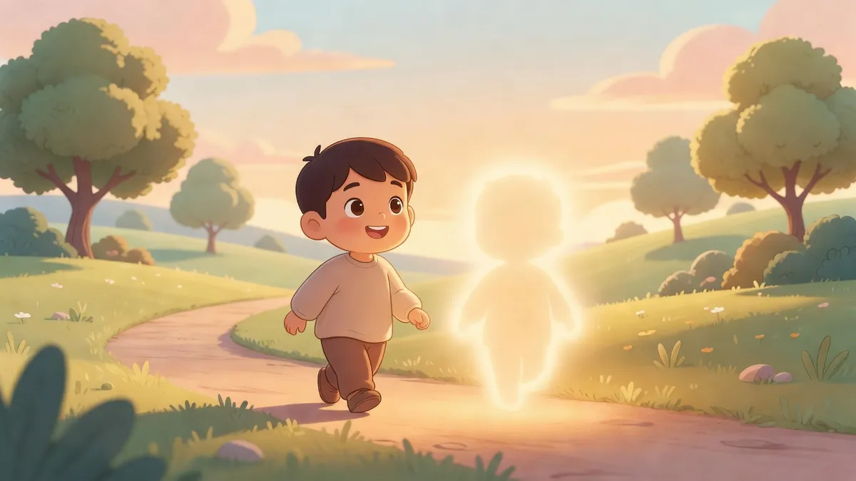 Ilustración infantil del versículo Deuteronomio 31:6