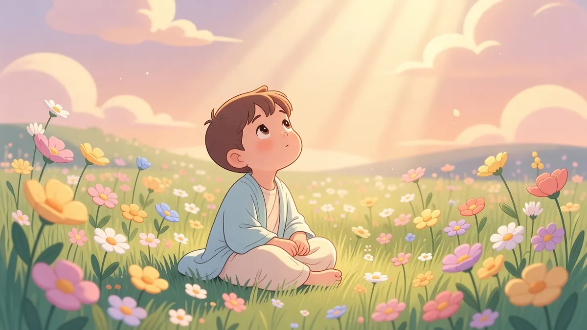 Ilustración infantil del versículo Jeremías 29:11