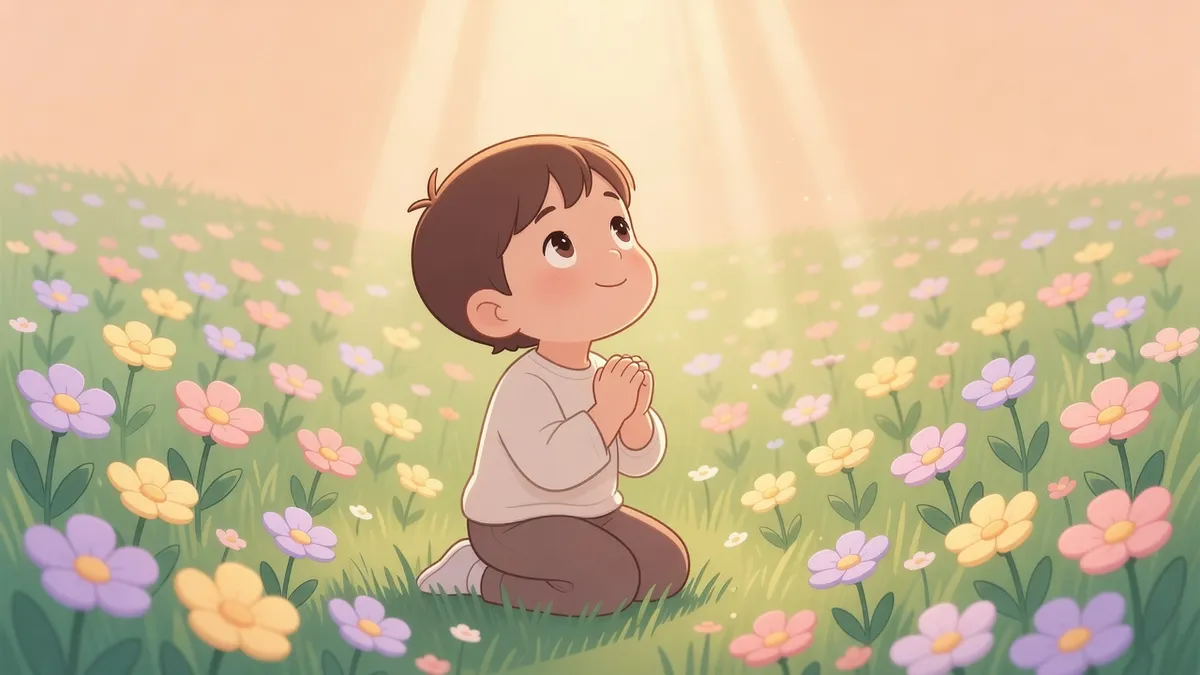 Ilustración infantil del versículo Jeremías 33:3