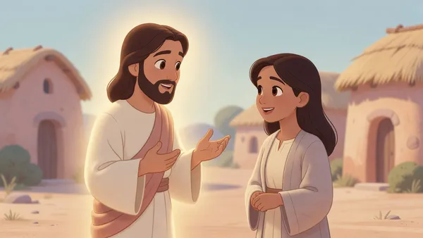 Ilustración de Juan 11:25