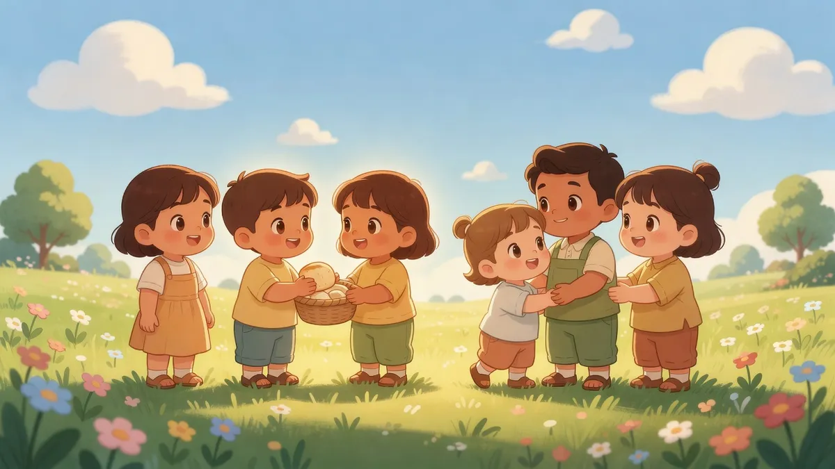 Ilustración infantil del versículo Mateo 5:16
