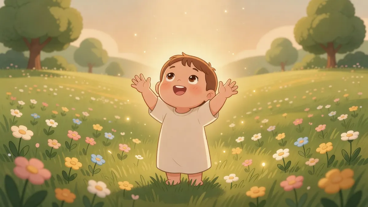 Ilustración infantil del versículo Salmos 103:1